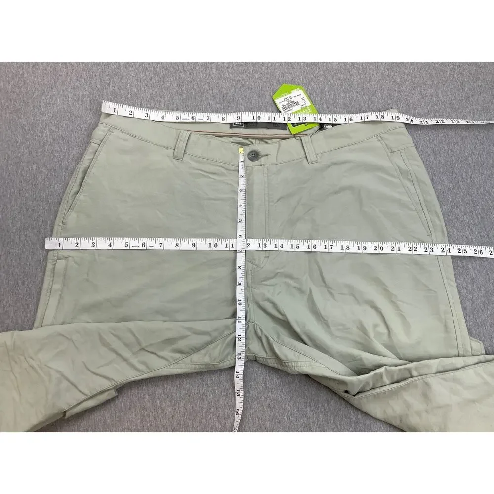 REI Pants Mens 40 x 32 Beige Adventure Performance Outdoor Quick Dry UPF 50+ NWT